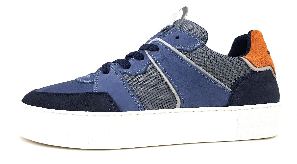 Кроссовки Bullboxer Herrenschuhe Schnürschuhe от Blau Freizeit