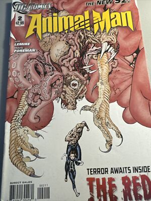 Animal Man #2 DC Comics 2011 The New 52! - Jeff Lemire & Travel