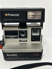 Vintage Polaroid Sun 600 LMS Instant Film Camera w/Strap - Untested