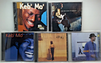 Keb Mo CD LOT : The Door, Keep it Simple, Slow Down, Big Wide Grin ... Blues