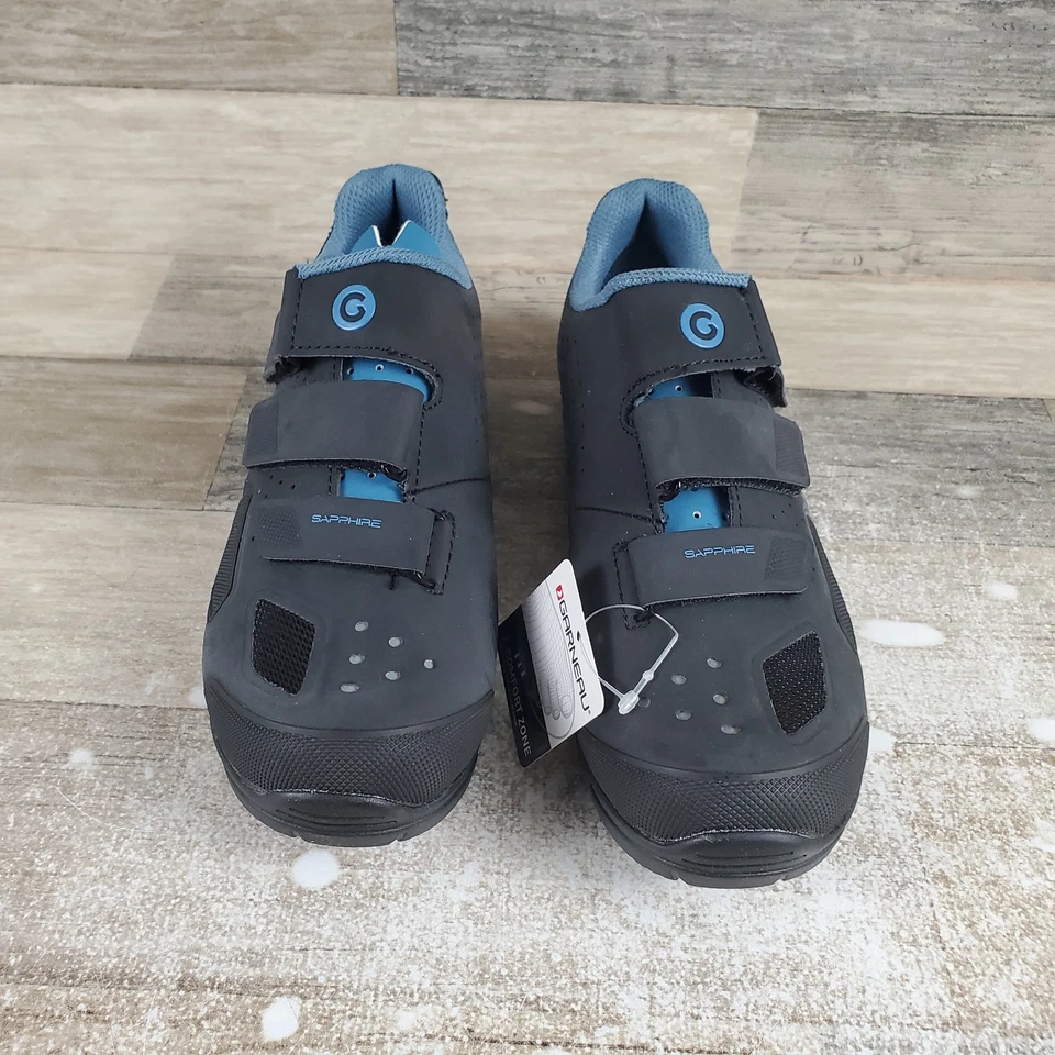 Louis Garneau Sapphire II Women Cycling Shoes Size 7 Black Mountain Bike Sneaker - Image 2 of 4