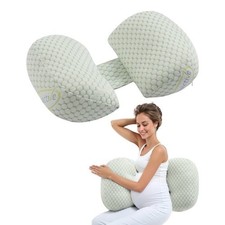 VEVOR Pregnancy Wedge Pillow,W-Shaped Maternity Pillow for Pregnant Women,Soft a
