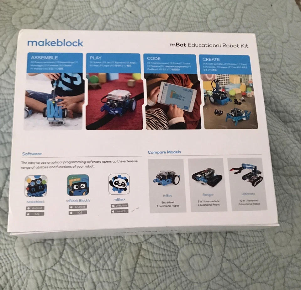 Makeblock mBot Educational STEM Robot Kit Programmable Coding Robot - Image 3 of 4