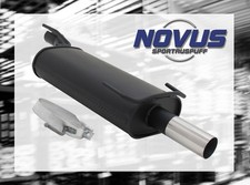 NOVUS Sportauspuff Gruppe N ESD 1x 60mm für Opel Astra F Fließheck