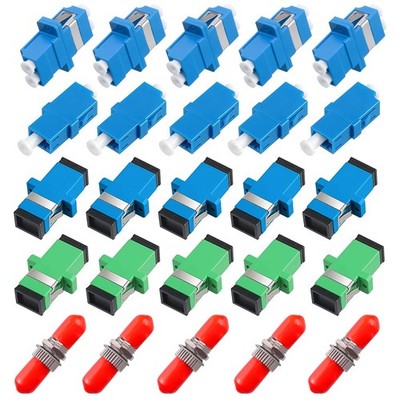 Fiber Optic Couplers Kit For Sc/upc Sc/apc St Lc Cables Connector 5 Styles With