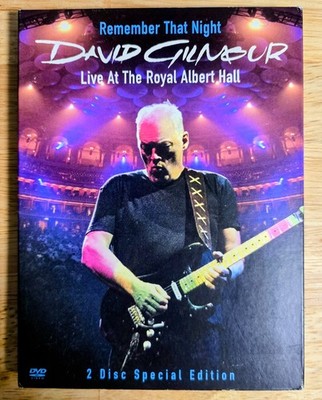 David Gilmour Remember That Night Royal Albert Hall DVD 2-Disc OOP