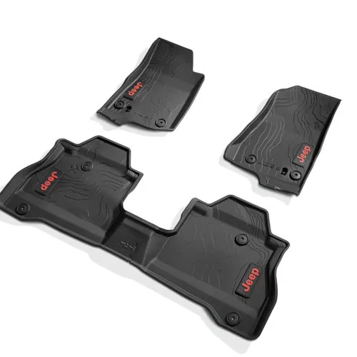 82216629AB Mopar All-Weather Floor Mats – Jeep Gladiator JT (2020–2026) Mopa