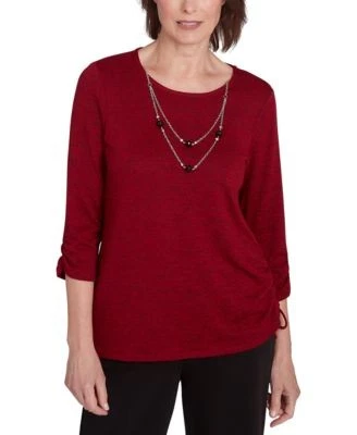 Alfred Dunner Petite Runway Ready Solid Mela 196389398743  RT $59.5
