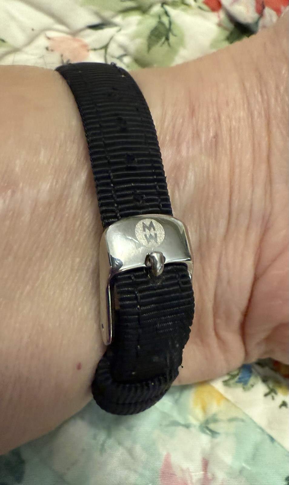 Michele Women's Coquette Slim S/S Quartz Watch Diamond Encrusted Bezel