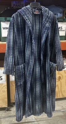 Missoni Home Hooded Bathrobe Striped Terry Cotton Luxury Robe Size M Unisex