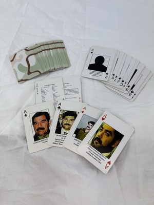 2003 Iraqi Most Wanted Playing Cards Military Iraq Saddam Liberty