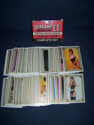 Scream Queens Series II Trading Card Set 60 Cards 1991 Imagine Inc