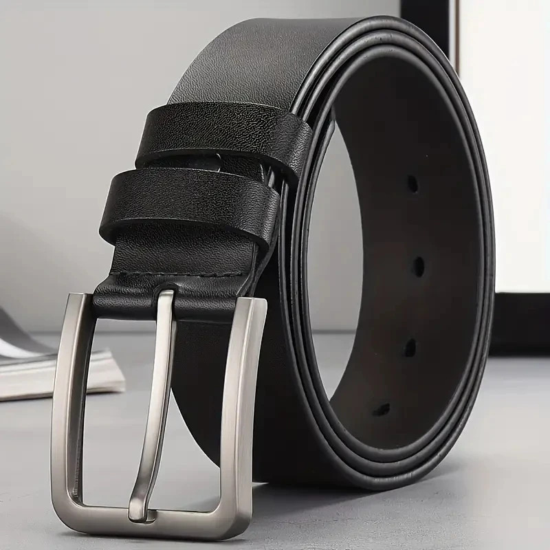 Genuine Leather for Men High Quality Men Belts Alloy Pin Buckle Adult Luxury Bra
