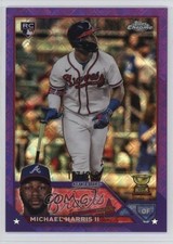 2023 Chrome Logofractor Edition Purple Refractor /250 Michael Harris II #79 1gf8