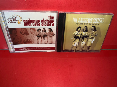 Lot of 2 - The Andrew Sisters CD's - Self Titled & Bei Mir Bist Du Schon - CD