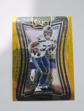 2024 Panini Select - Suite Level Chris Carson #318 Gold No Huddle /10 Seahawks