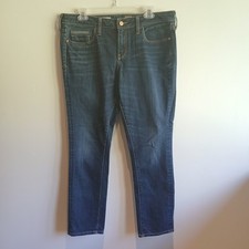 Anthropologie Pilcro The Letterpress Straight Leg Jeans Medium Wash Size 31