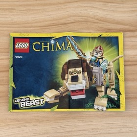 LEGO 70123 Legends of Chima Lion Legend Beast Complete With Manual