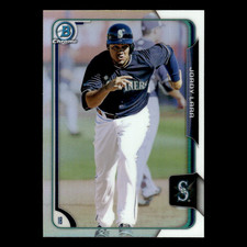 Jordy Lara #63 2015 Bowman Chrome Draft Refractor Seattle Mariners Baseball Card