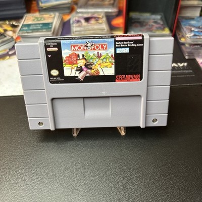Monopoly (Super Nintendo Entertainment System, 1992) SNES Authentic Tested