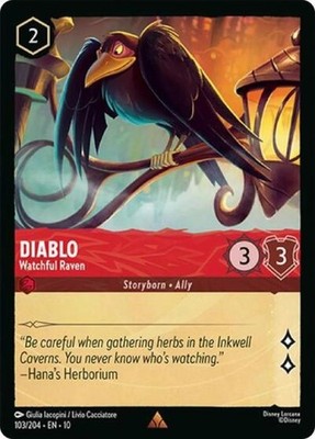 ~ Diablo - Watchful Raven ~ NM ~ Whispers in the Well ~