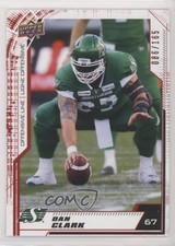2020 Upper Deck CFL Red 86/165 Dan Clark #106 0kr6