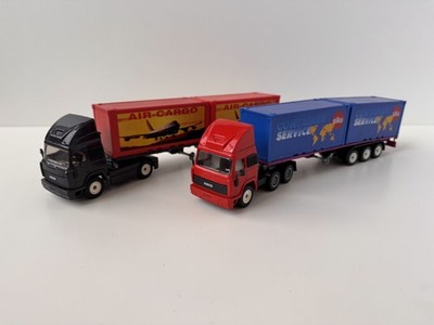siku 2er Set 3424 Container LKW AIR CARGO & Container Service aus Sammlung