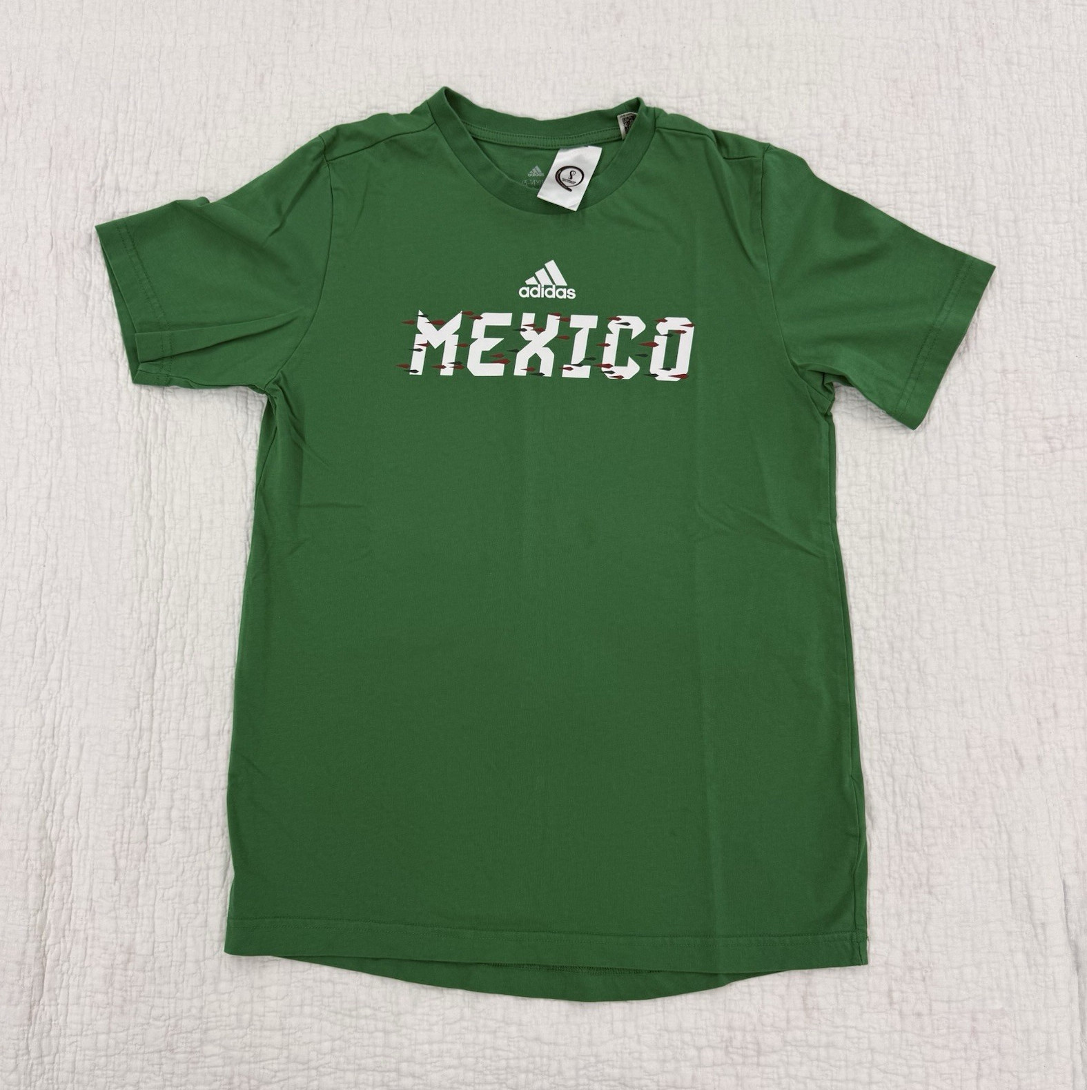 adidas Mexico World Cup Green Youth Shirt 13-14Y Unisex Soccer