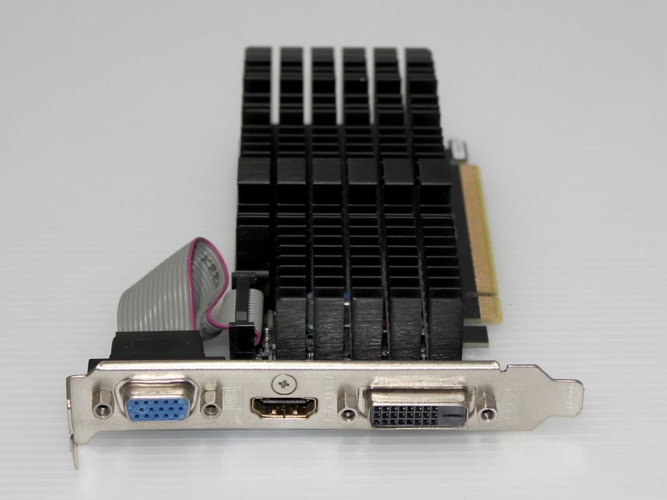 GeForce GT 710, 2GB GDDR5, PCI-E, DVI, HDMI, VGA, GigaByte GV-N710SL-2GL, WORKS - Image 2 of 4