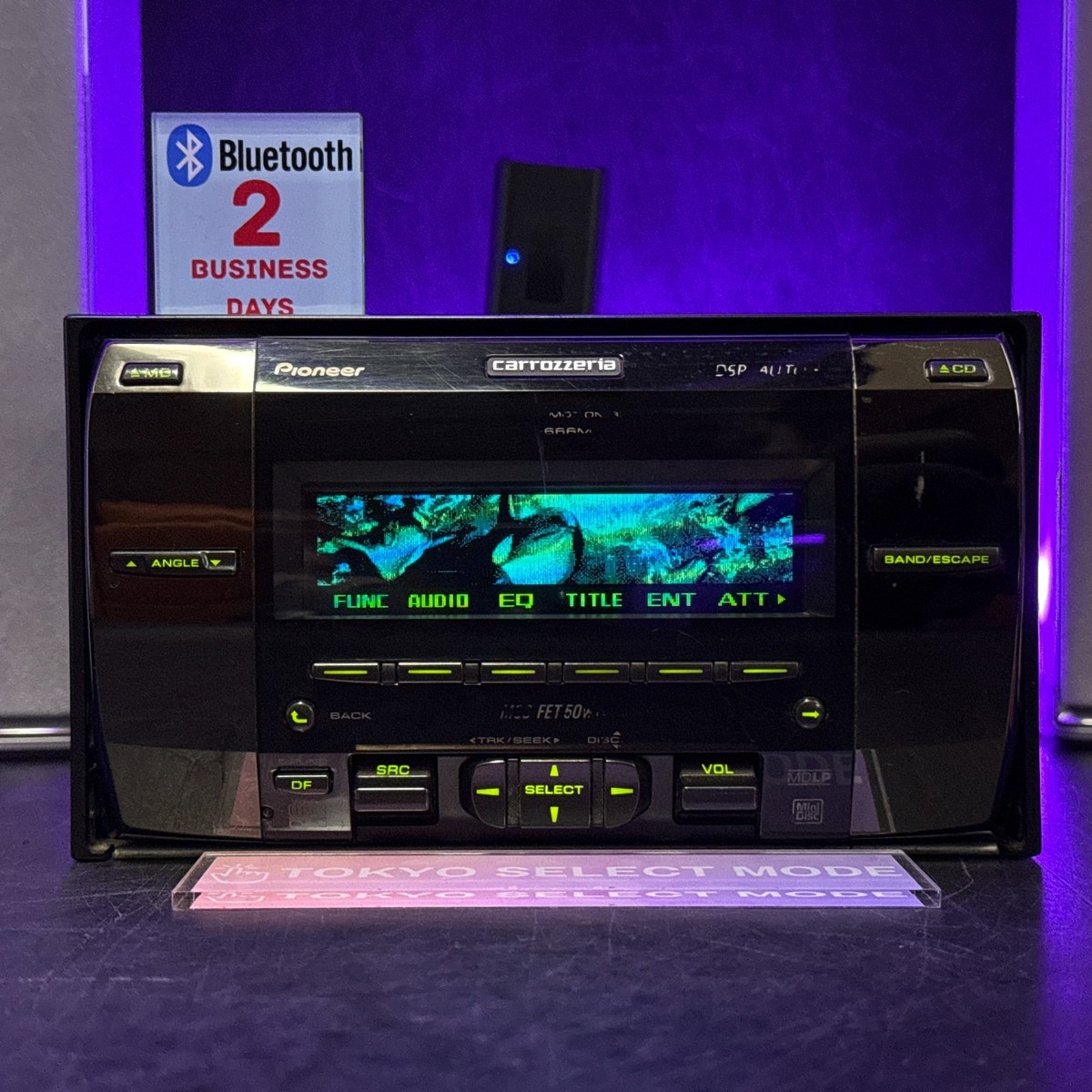 Pioneer CARROZZERIA 2din CD MD Tuner Fh-p666md Car Audio for sale