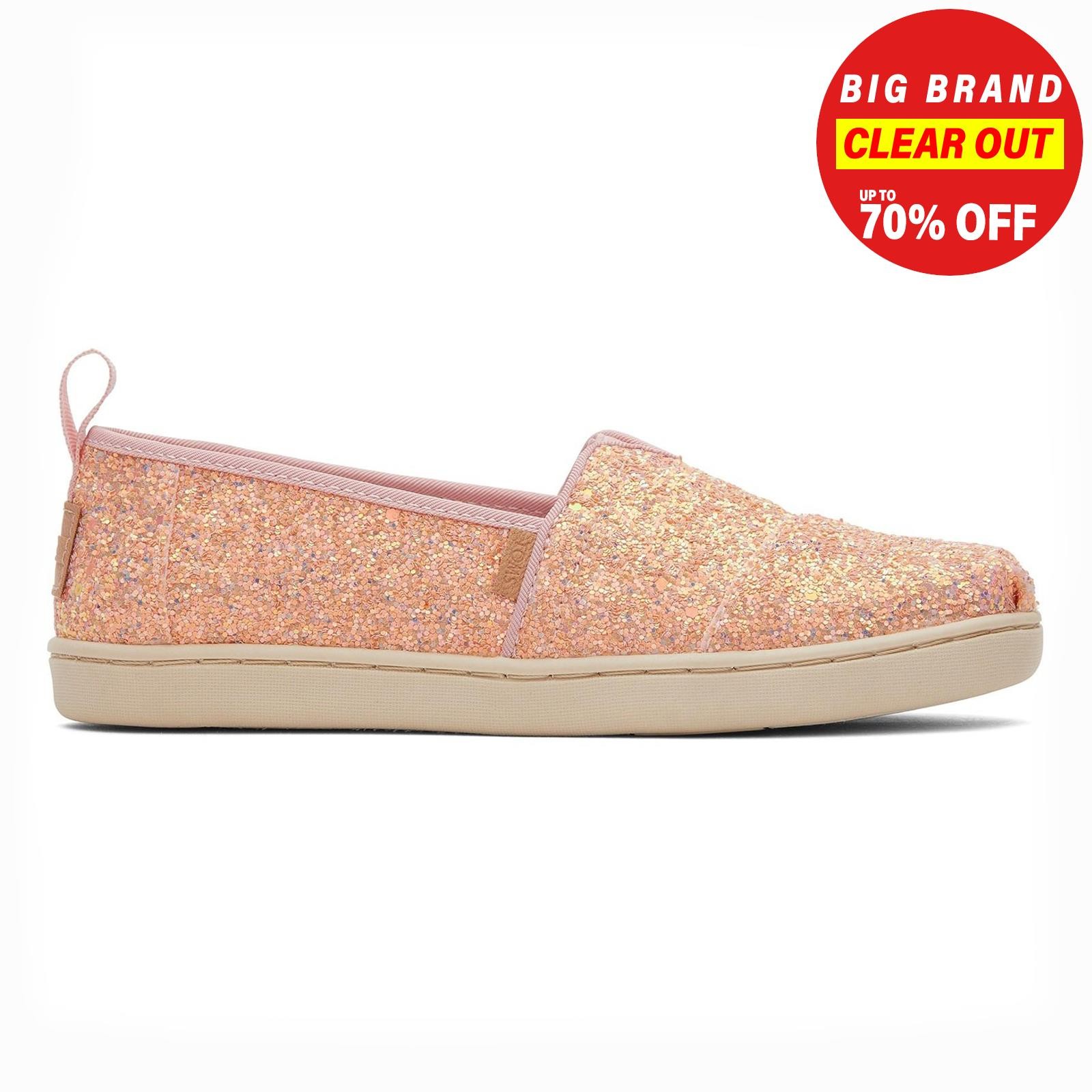 Toms Alpargata Casual Designer Fashion Shoes Junior Kids Girls Pink Quartz