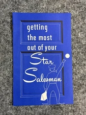 1949 Pure Oil Company "Star Salesman" Training Booklet Gas Station Advertising