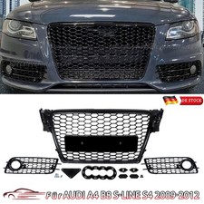 Waben Kühlergrill Nebelscheinwerfer Blende Gitter für Audi A4 B8 S-Line 2009-12