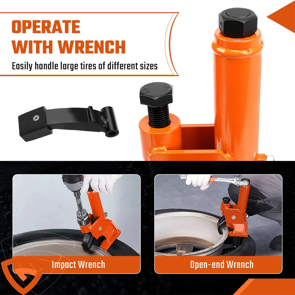 Portable Manual Tire Bead Breaker Workshop Tool for 38"- 42" Bus Truck ATV Tire - Image 4 of 4