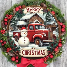 2D Flat - 1pc 7.87X7.87 Inch Aluminum 2D Plane Easter Gift Season Wall Hanging[W