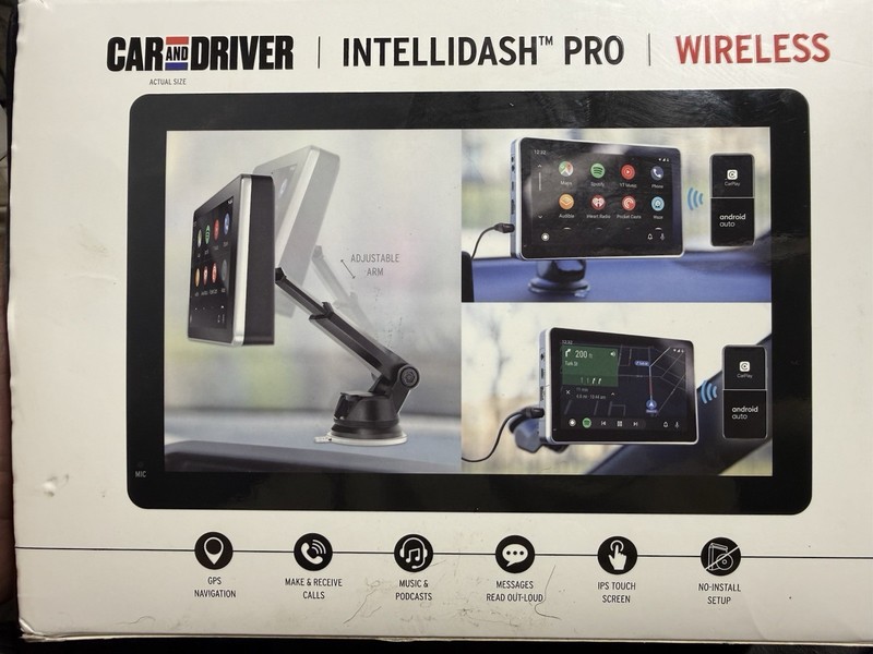 Car and Driver IntelliDash Pro Wireless Rear View Monitor Kit DUD000