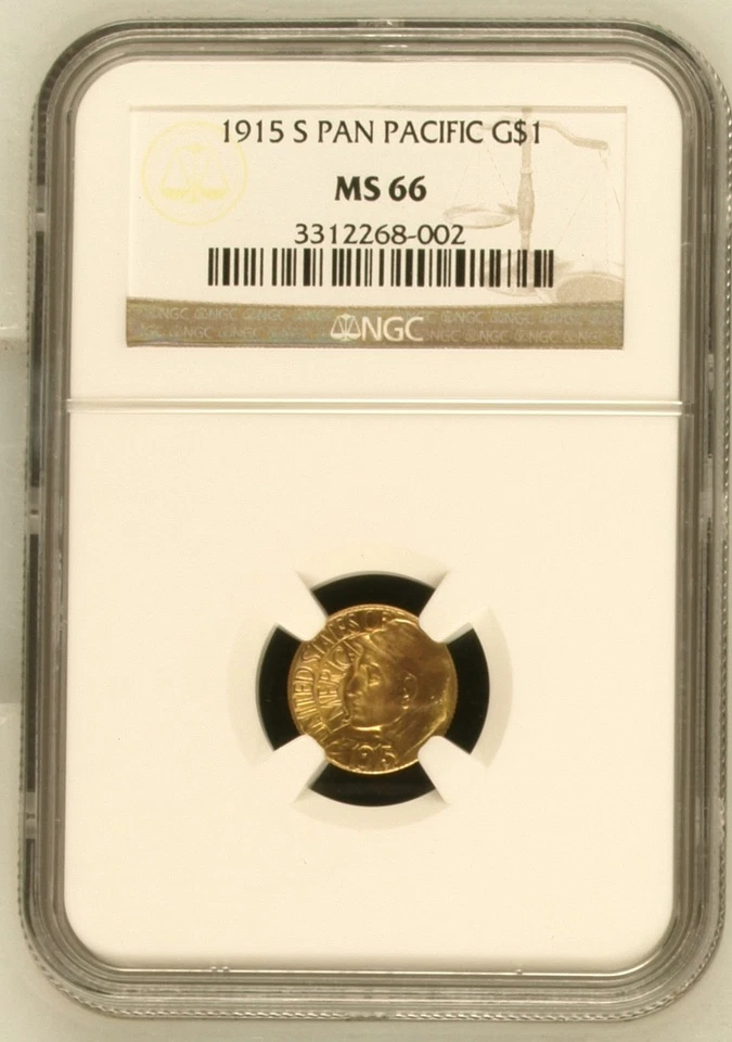 1915 S Panama NGC MS-66 CAC PANAMA-PACIFIC - Image 3 of 4