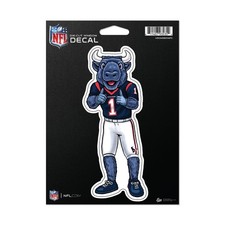 Houston Texans Mascot Design 5 Inch Vinyl Die Cut Decal Sticker, Full...