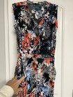 MLLE GABRIELLE Women Dress Romper Pants Small Beach Hawaiian Stretch EUC 40 Bust — photo 8
