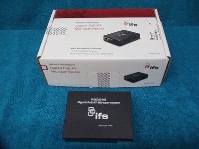 Interlogix POE302-MS Gigabit PoE-AT Mid-Span Injector