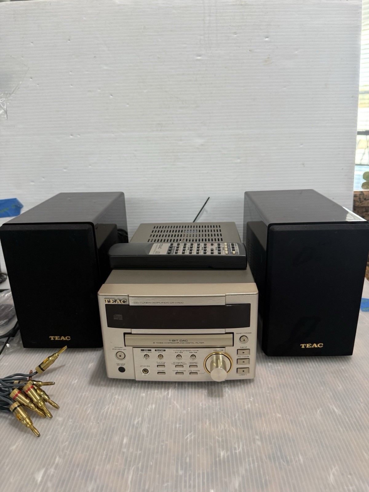 Stereo Tuner/ Amplifier Cr-h100 Tested Working Read!