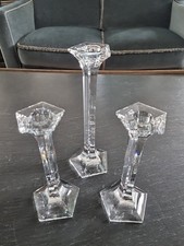 3 Kerzenleuchter Riedel Bleikristall 70 ziger Jahre