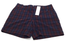 Calvin Klein Womens Plaid Shorts in Multicolor Sz 6