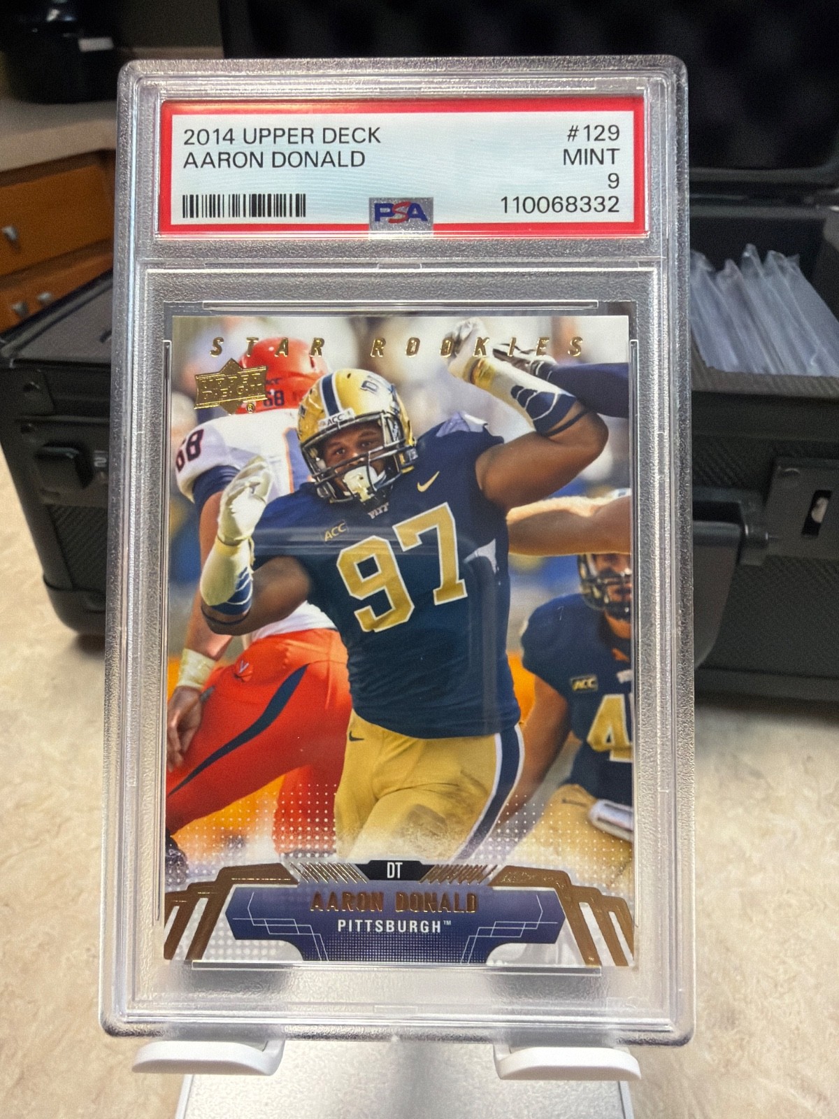 Aaron Donald RC 2014 Upper Deck Star Rookies #129  LA Rams Rookie Pitt Panthers