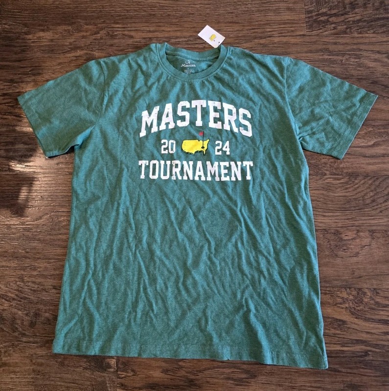 Masters Golf Tournament 2024 Evergreen Hunter Classic Tee T-Shirt Augusta L NWT