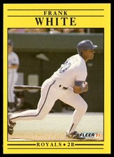 1991 Fleer Frank White #574