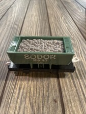 Thomas Train Trackmaster Sodor Mining Quarry Cargo Car Flip Top Gold Silver 2006