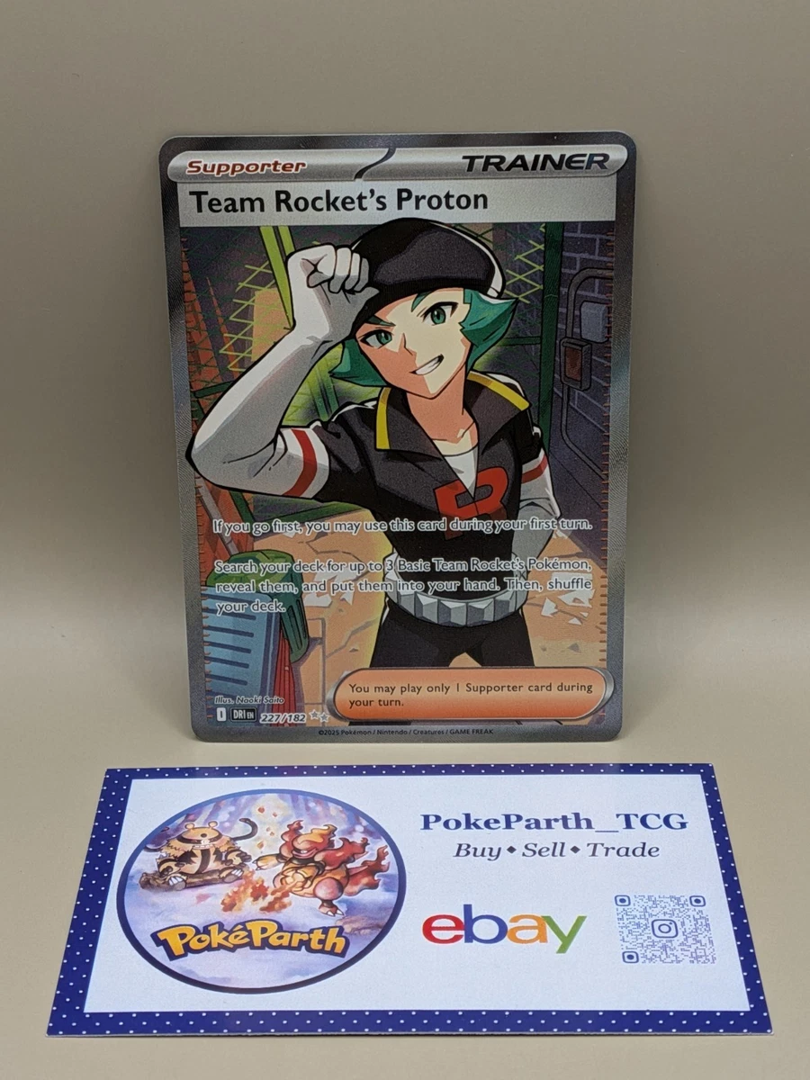 Pokémon TCG Team Rocket Individual Collectable Card Game Cards for