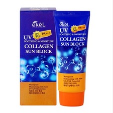 EKEL Soothing Moisture Collagen Sunblock 70ml SPF50 PA Sunscreen Sun Cream