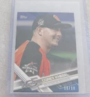 2017 Topps Mini Corey Knebel Blue Parallel #10/10 Milwaukee Brewers